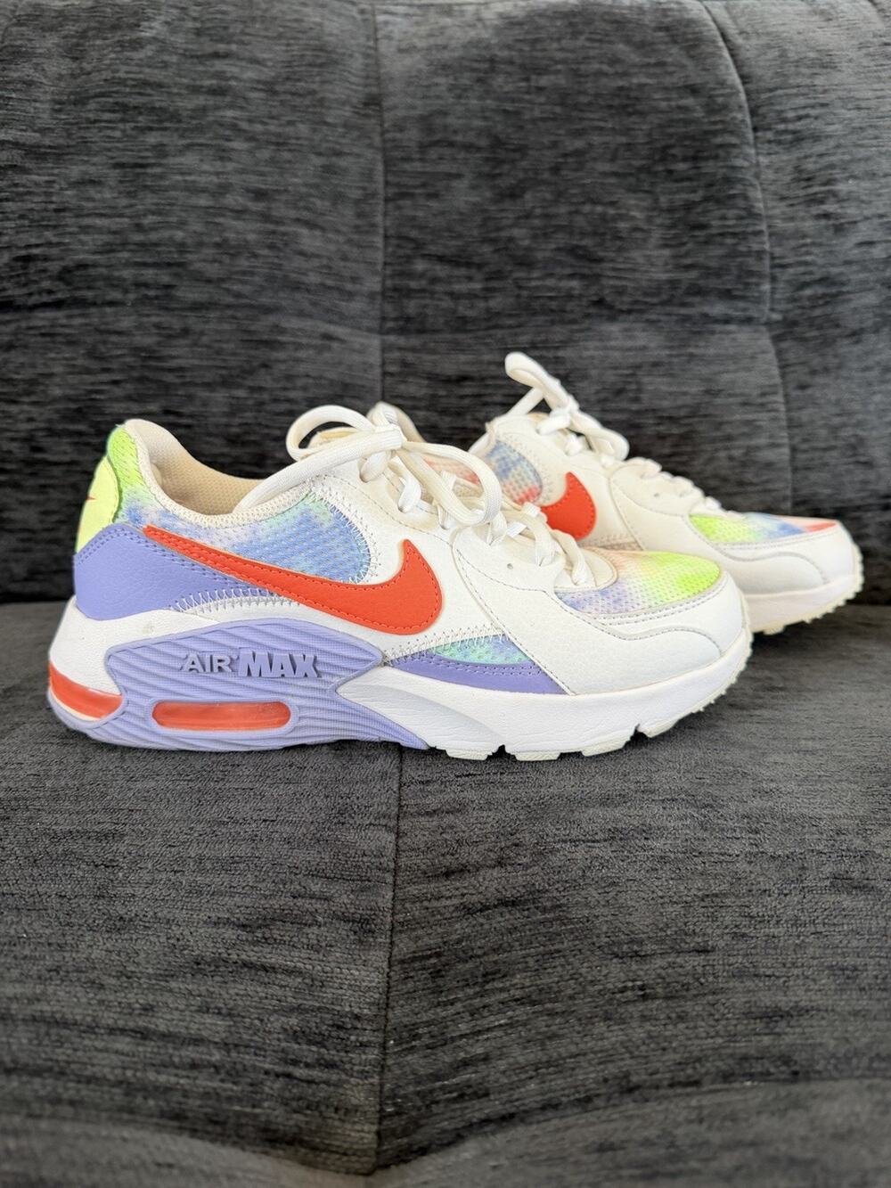 Womens Nike Air Max Excee Size 6.5 (DD9671-900) Multi-Color/Tie Dye Sneaker Shoe